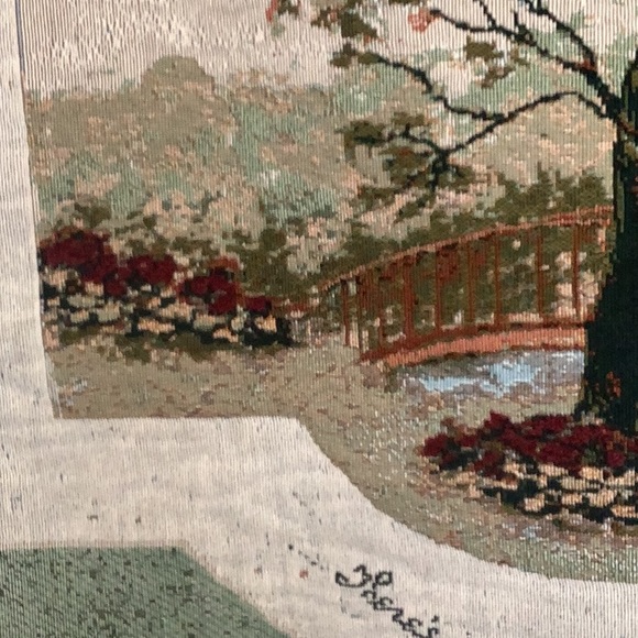 Large Vintage Tapestry ‘There's No Place Like Home’ Wall Hanging - Picture 3 of 9